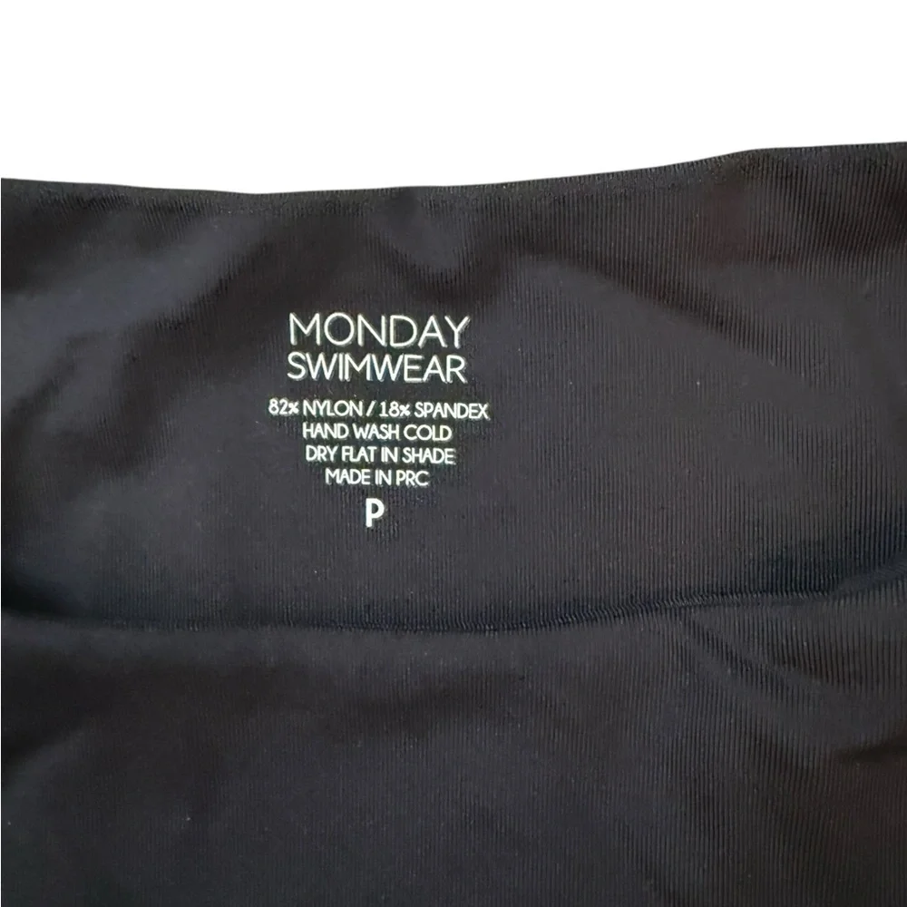 New With Tags Monday Swimwear Bikini Set – Size P (XS) – Black – Recycled Nylon